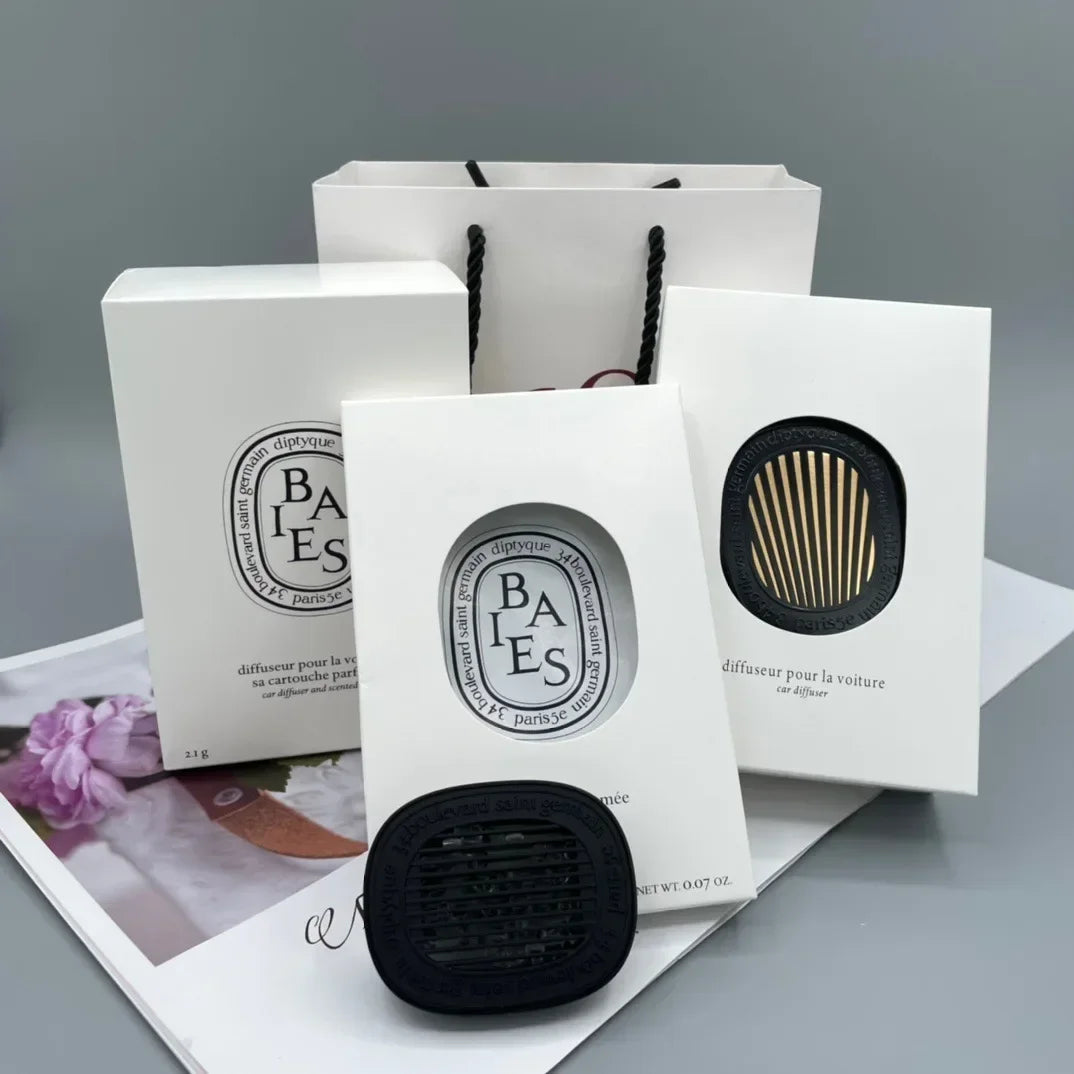 Diptyque Car Fragrance Diffuser + Inserts + Original Smell Pendant Decor