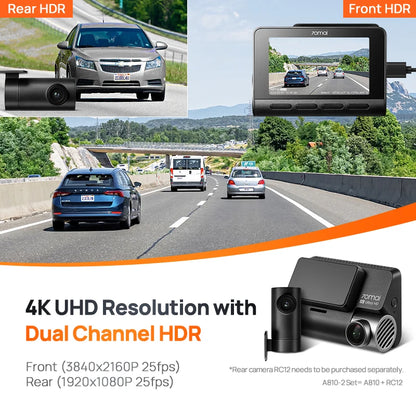 70mai™ A810 Dash Cam