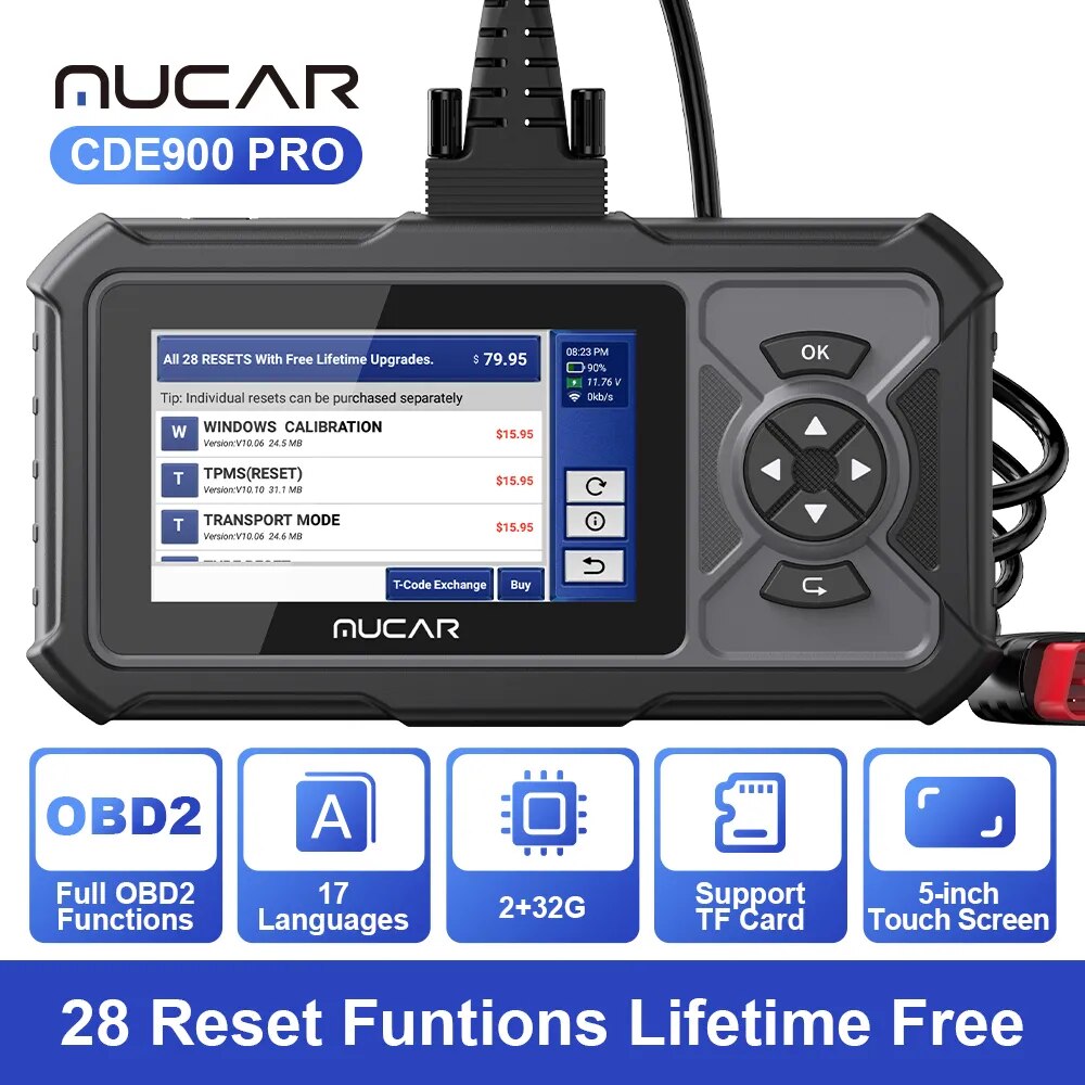 MUCAR CDE900 PRO OBD2 Diagnostic Tool