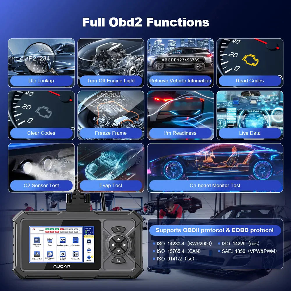 MUCAR CDE900 PRO OBD2 Diagnostic Tool