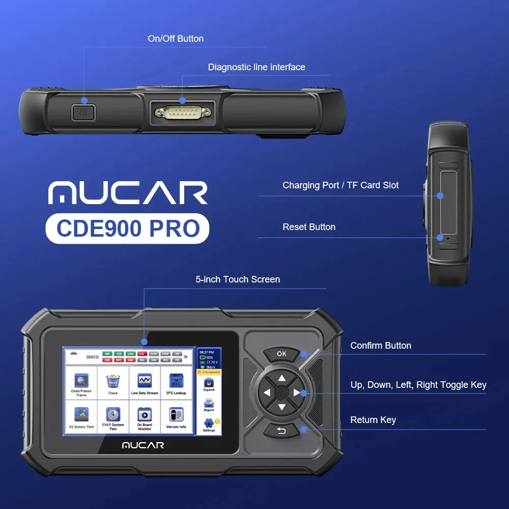 MUCAR CDE900 PRO OBD2 Diagnostic Tool