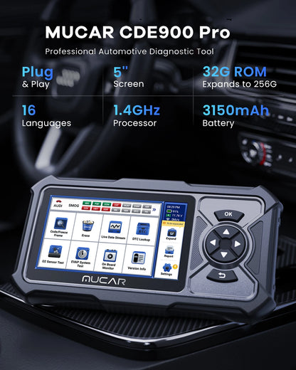 MUCAR CDE900 PRO OBD2 Diagnostic Tool