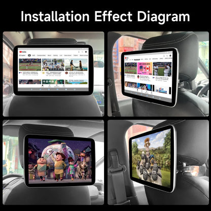 Headrest Display IPS Android Tablet Touch Screen for Car Rear Seat 