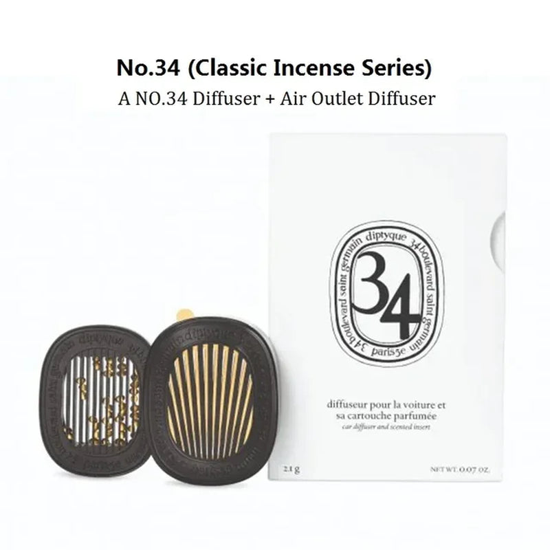 Diptyque Car Fragrance Diffuser + Inserts + Original Smell Pendant Decor