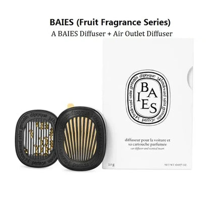 Diptyque Car Fragrance Diffuser + Inserts + Original Smell Pendant Decor