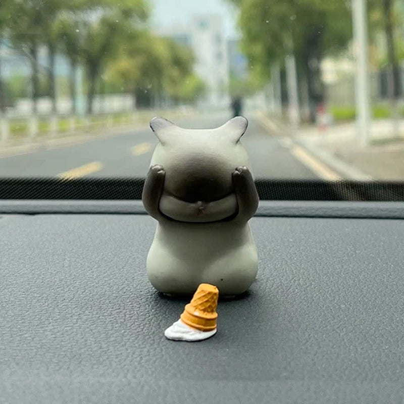 AutoSpree™ Cute Cat Car Center Console Ornament