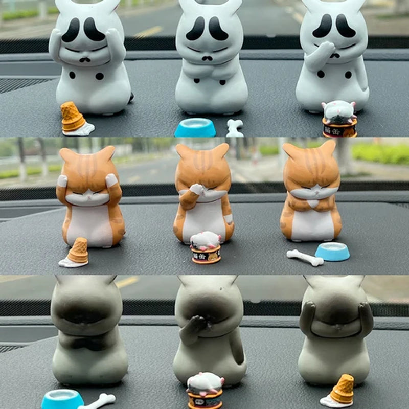 AutoSpree™ Cute Cat Car Center Console Ornament