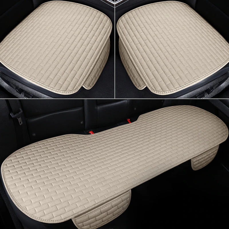 Flax Car Seat Cover Set - Front and Rear