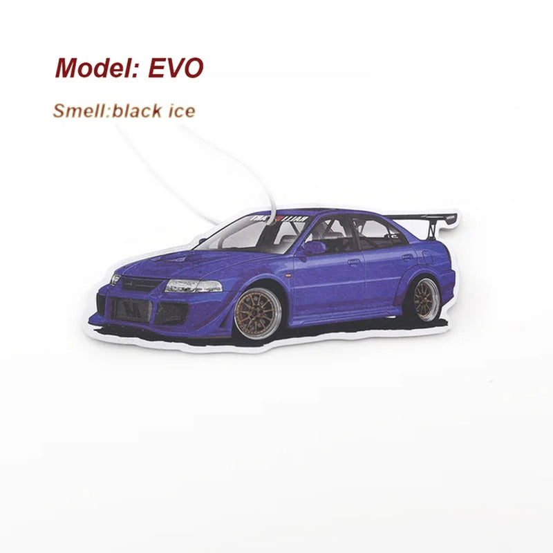 JDM  Mitsubishi Evo Car Solid Paper Car Air Freshener 