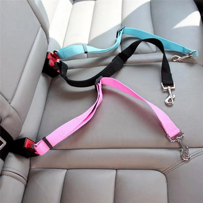 AutoSpree™ Adjustable Pet Car Seat Belt and Harness