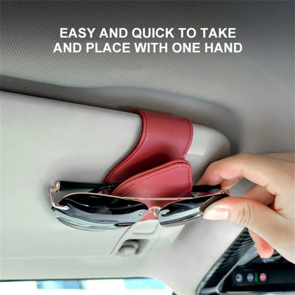 AutoSpree™  Car Sun Visor Glasses Holder