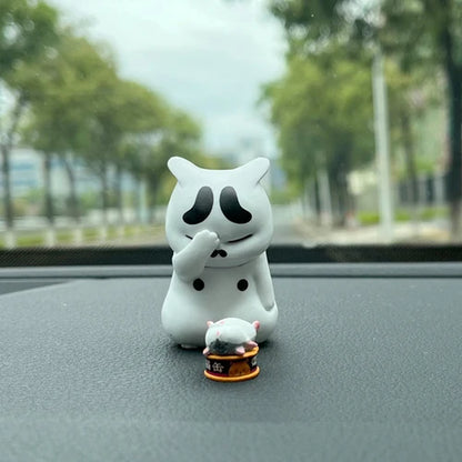 AutoSpree™ Cute Cat Car Center Console Ornament