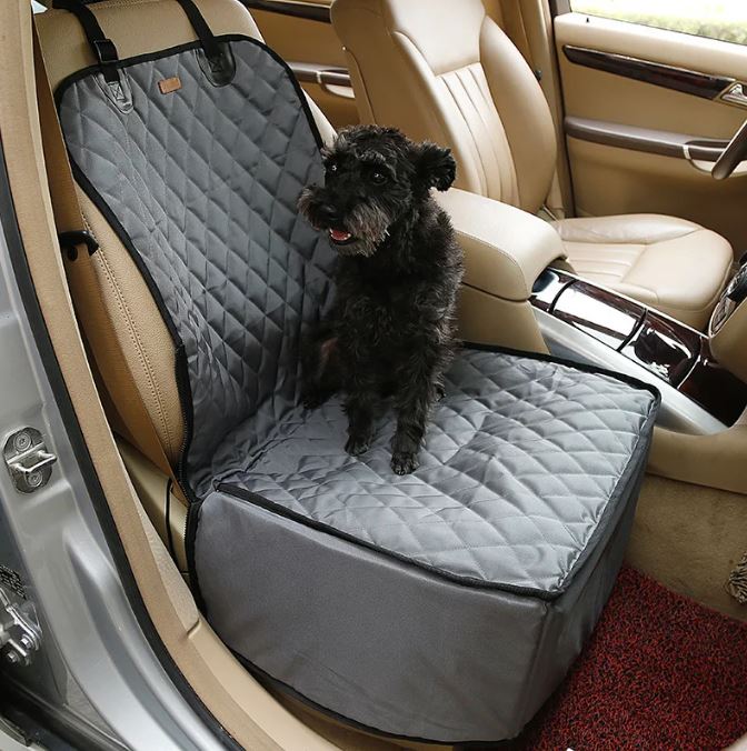 AutoSpree™ 2-in-1 Waterproof Pet Car Seat Cover and Carrier