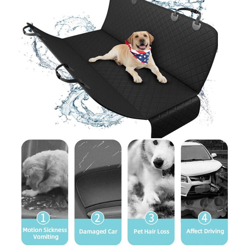 AutoSpree™ Waterproof Dog Car Seat Cover and Travel Carrier