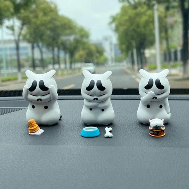 AutoSpree™ Cute Cat Car Center Console Ornament