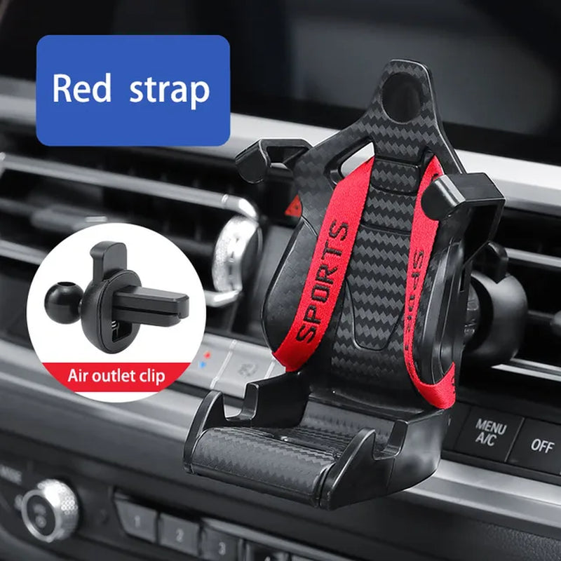 AutoSpree™ Racing Seat Themed Phone Holder  